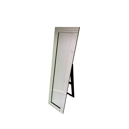 Reflections Edge: Modern Standing Mirror