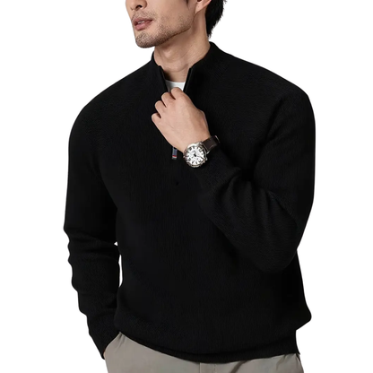 T&H Men's Zip-Up Sweater