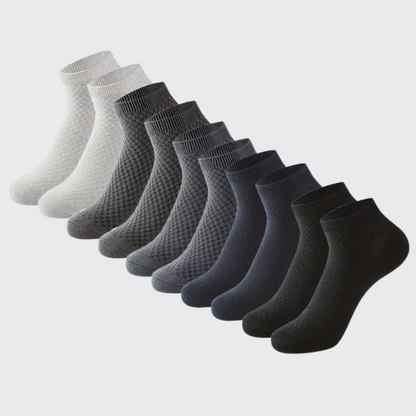 5 Paar Bambussocken für Herren – atmungsaktiv, geruchsneutral und feuchtigkeitsabsorbierend