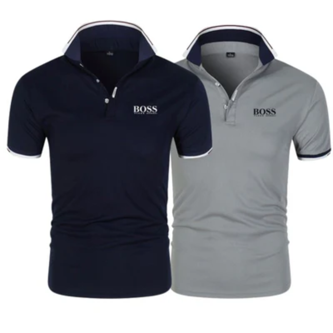 [Buy 1, get 2] 2-pack chef polo shirts