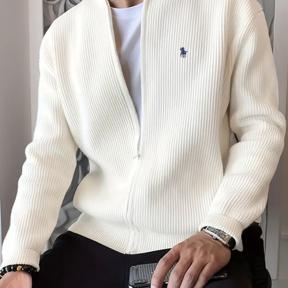 R&L Men's Zip Cardigan