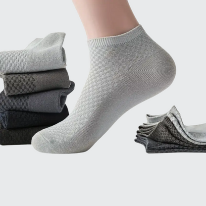 5 Paar Bambussocken für Herren – atmungsaktiv, geruchsneutral und feuchtigkeitsabsorbierend