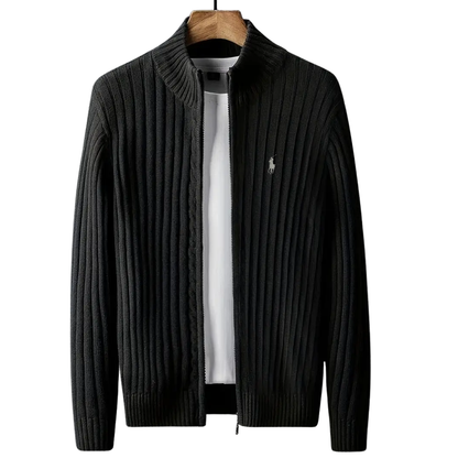 R&L Men's Zip Cardigan