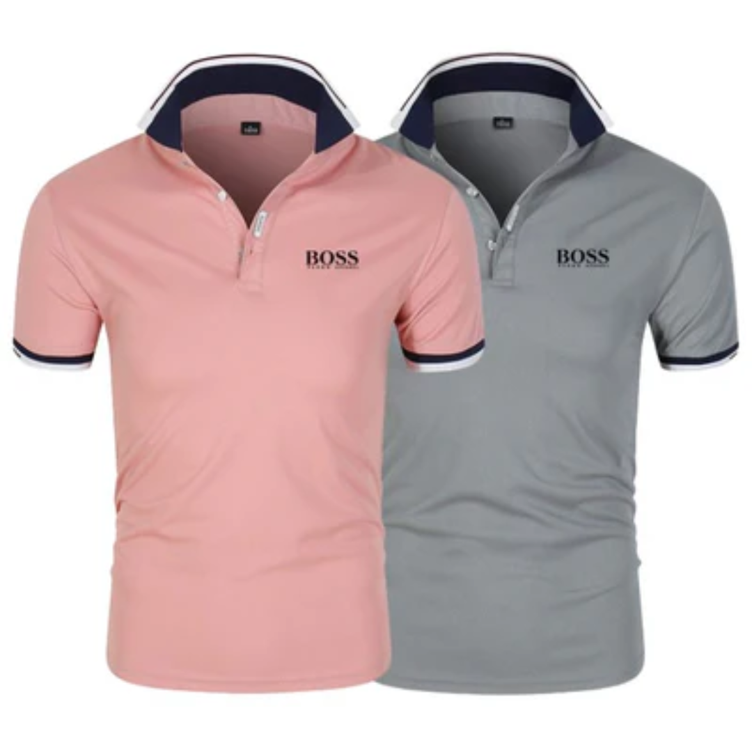 [Buy 1, get 2] 2-pack chef polo shirts