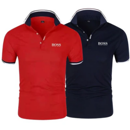 [Buy 1, get 2] 2-pack chef polo shirts