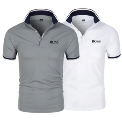 [Buy 1, get 2] 2-pack chef polo shirts