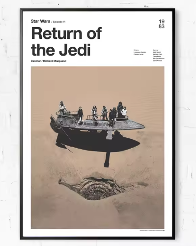 Premium Wall Art - Iconic Rewinds: Minimalist Poster Collection of Classic Films & Series (Multiple Sizes Available)