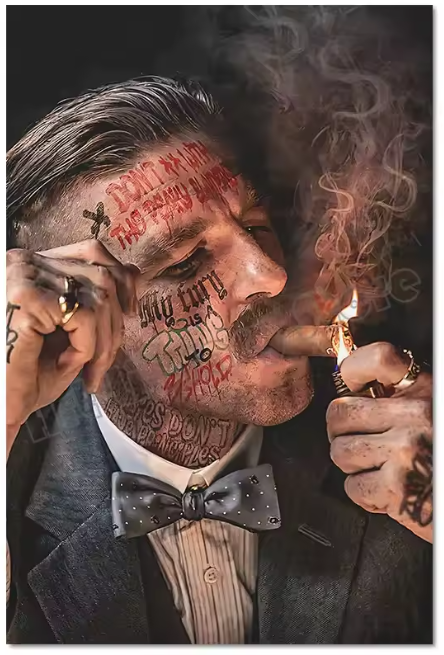 Premium Wall Art - The Blinders Reimagined (Multiple Sizes Available)