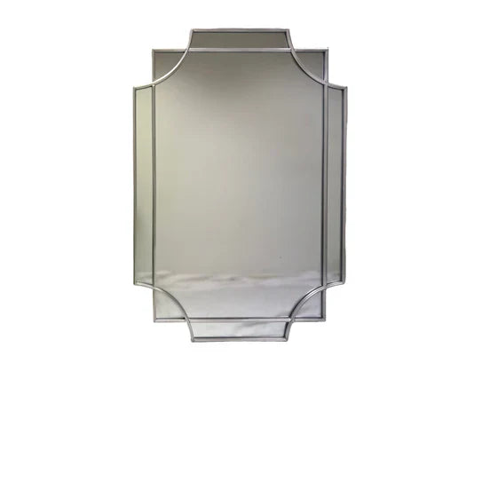 Deco Edge: Modern Art Deco Wall Mirror