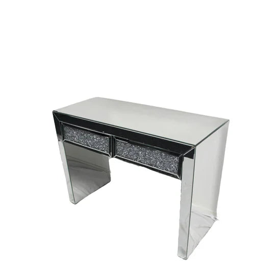 Roma 2 Drawer Mirrored Dressing Table
