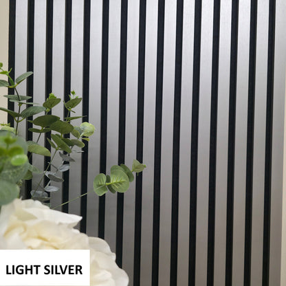 Premium Acoustic Slatted Wall Panel (Multiple Colours)