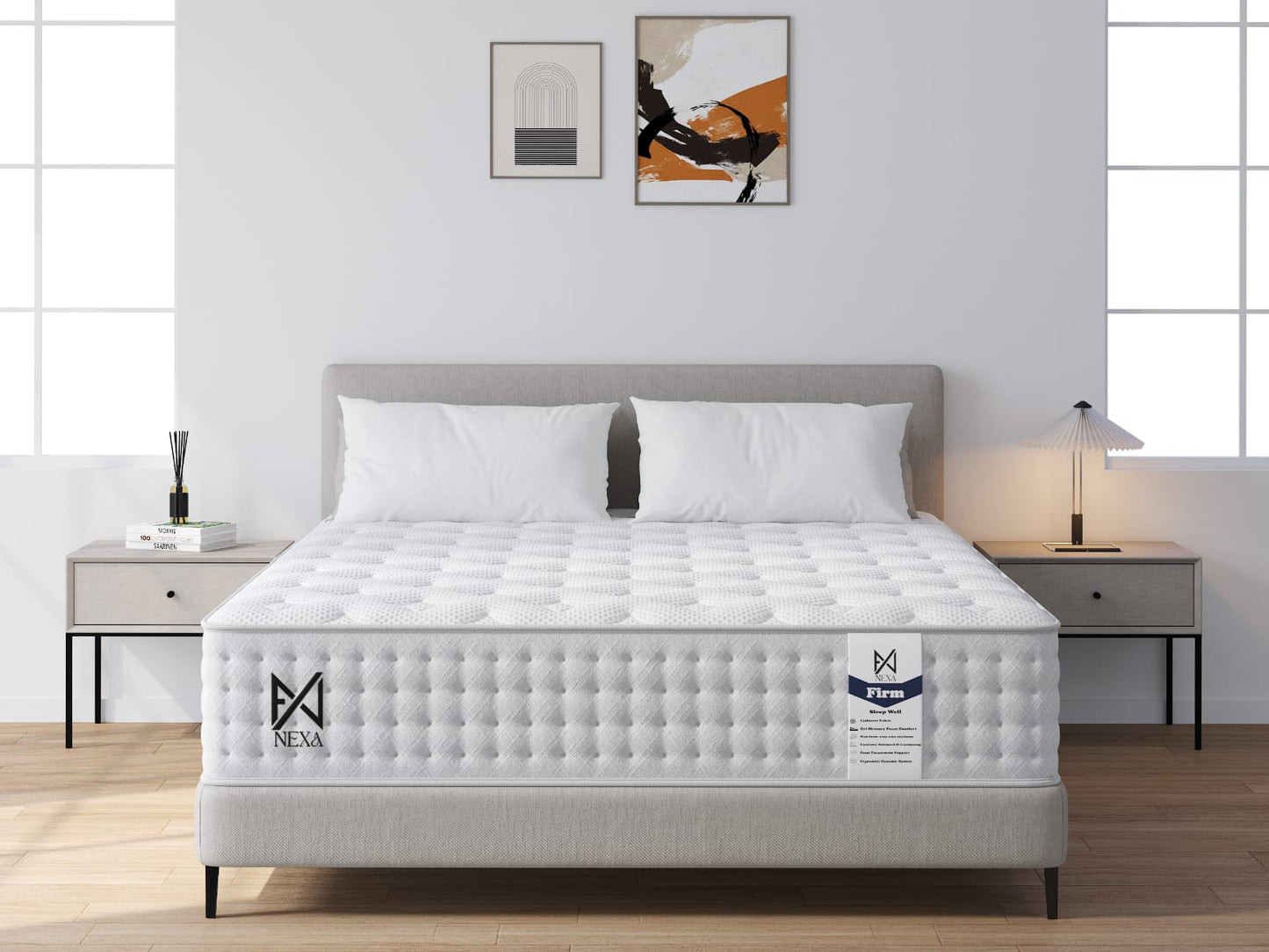 The Luxury Plush Nexus 1000 Pocket Spring Pillow Top Mattress - Firm