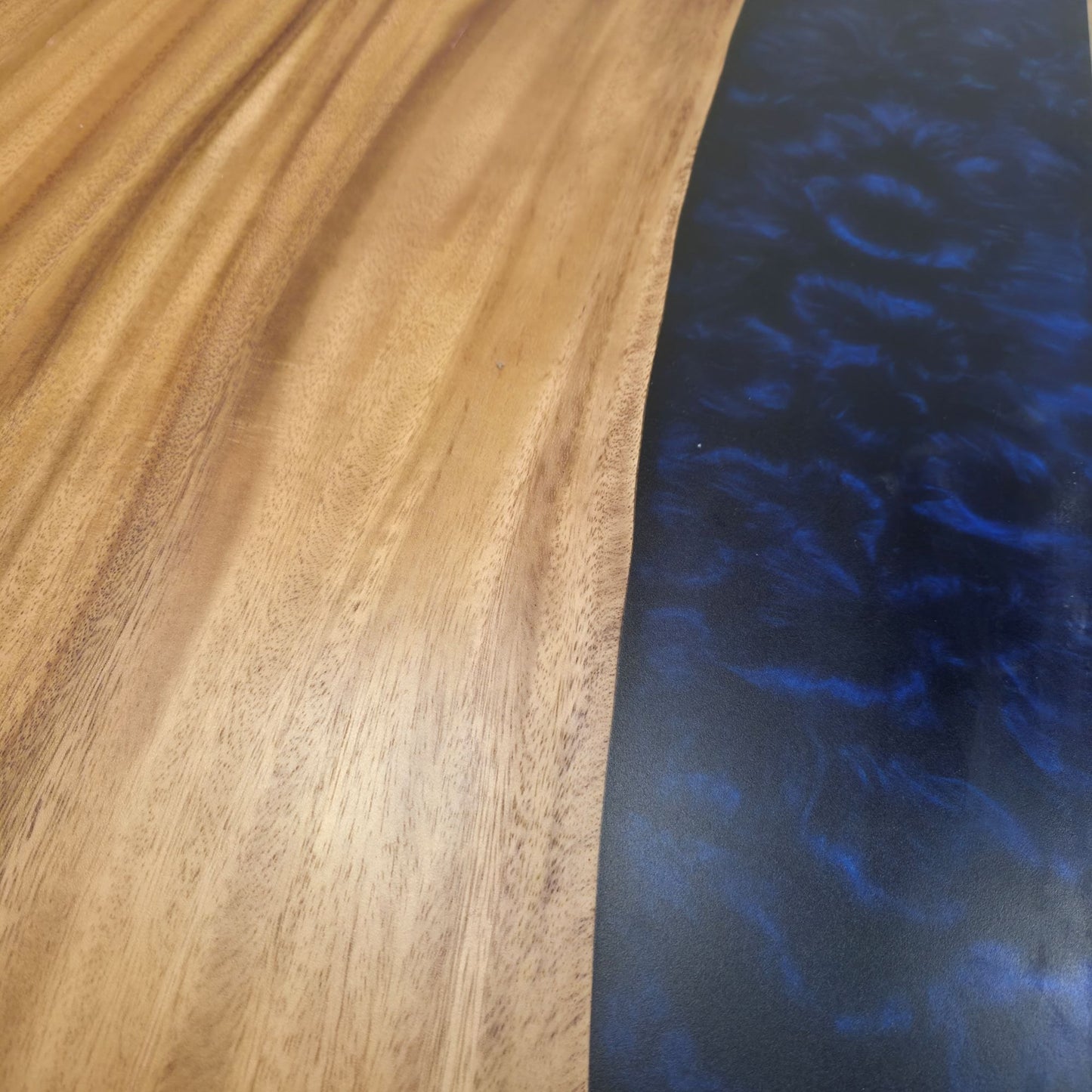 239cm x 91cm Live Edge East Indian Walnut Dinning Table